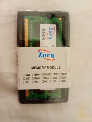 Memoria RAM Zorq 8GB DDR3 1600MHz
