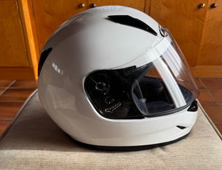 Casco Moto HJC Blanco Niño T.53