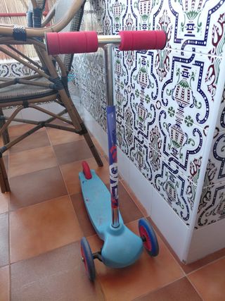 Patinete infantil 3 ruedas azul