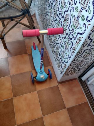 Patinete infantil 3 ruedas azul