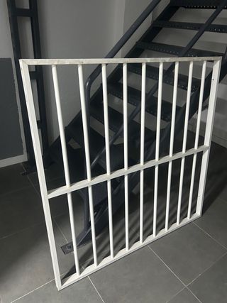 Rejas de aluminio blancas