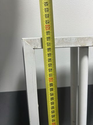 Rejas de aluminio blancas