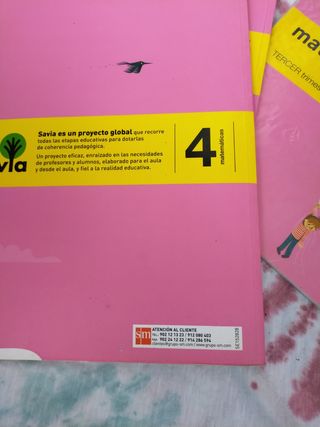 El libro de texto matemáticas 4° de p.
