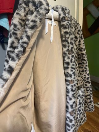 Plumas pelo leopardo talla GRANDE de niña 11-12