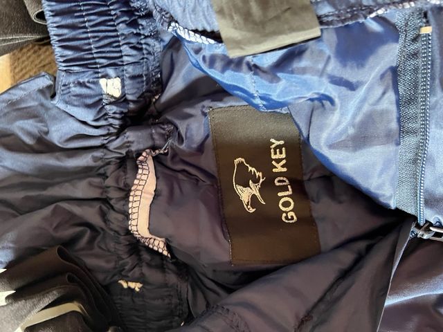 Pantaloni sci bimbo/a Gold KEY blu 8 anni