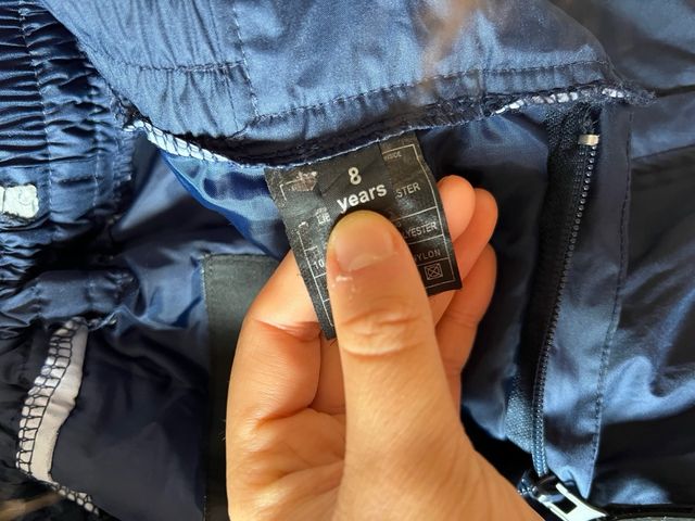 Pantaloni sci bimbo/a Gold KEY blu 8 anni