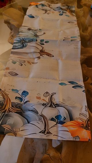 Runner da Tavola Zucca Azzurra 33x90cm