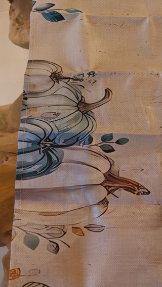 Runner da Tavola Zucca Azzurra 33x90cm