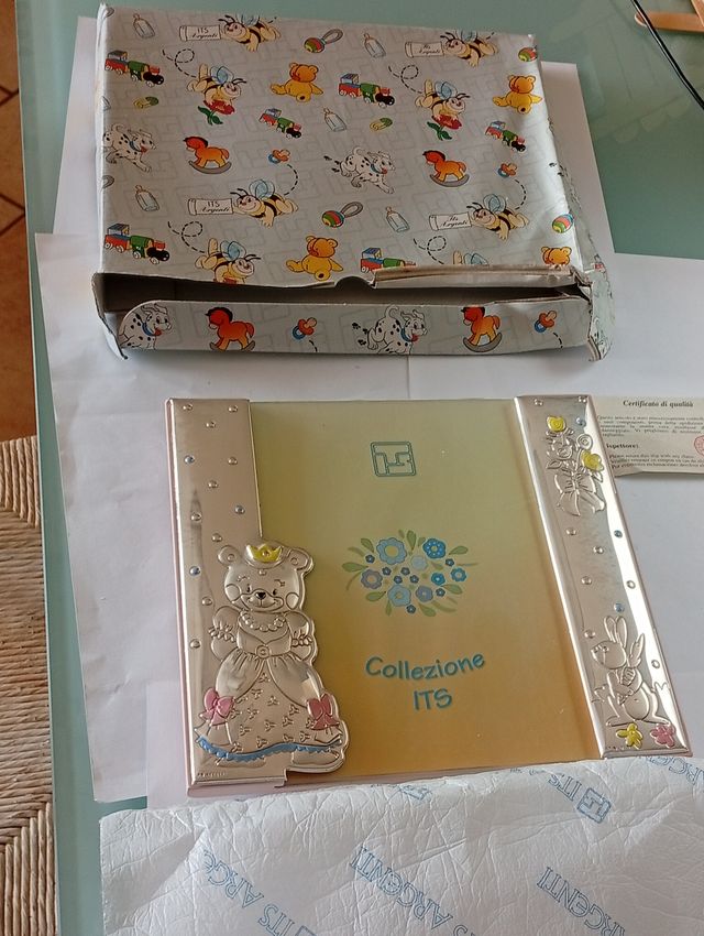 Cornice portafoto in argento Collezione ITS