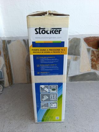 Mochila pulverizadora Stocker 16L naranja