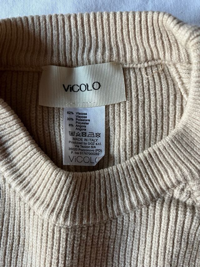 Maglioncino Vicolo beige donna S/M