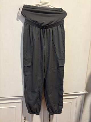 Pantalón premamá gris