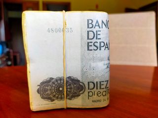 Hucha billetes 10.000 pesetas 