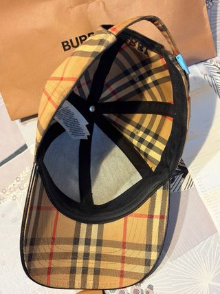 Gorra Burberry Clásica Nova Check.Ticket de compa