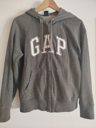 Sudadera Gap Gris con Cremallera