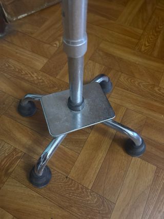 Bastón 4 patas aluminio plegable