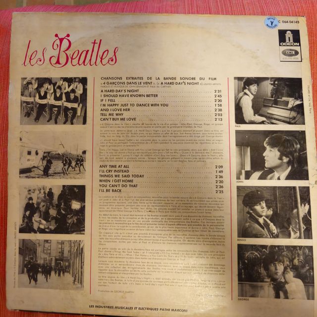 Vinilo 4 Garçons Dans Le Vent