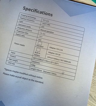 Proyector LED Portátil