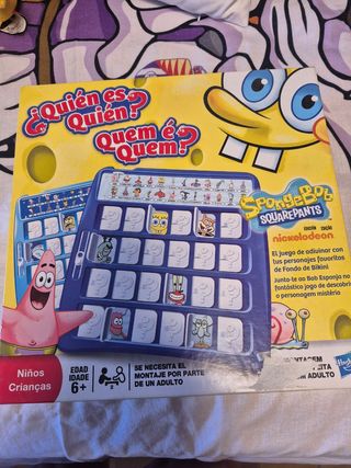 Juego ¿Quién es Quién? Spongebob de Bob Esponja
 