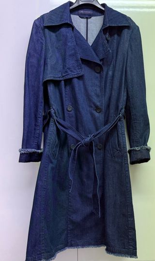 Gabardina/ abrigo vaquera azul