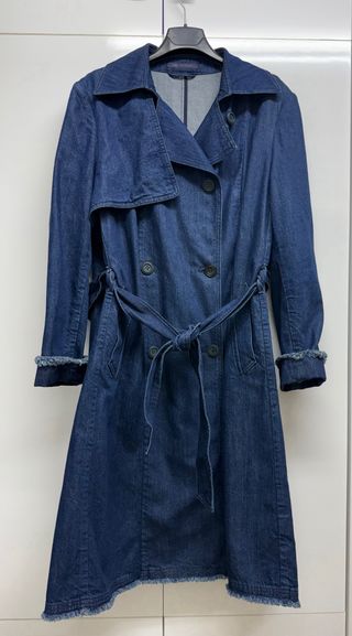 Gabardina/ abrigo vaquera azul