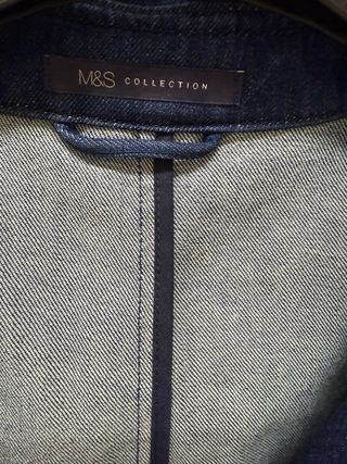 Gabardina/ abrigo vaquera azul