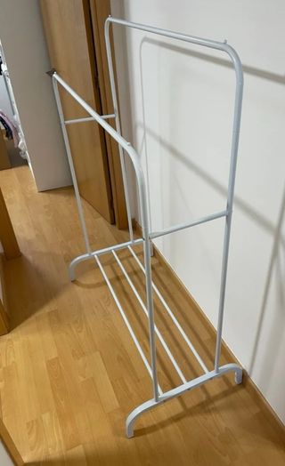 Appendiabiti bianco a 2 livelli Donkey Clothes