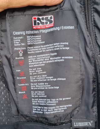 Chaqueta Moto Ixs Negra Roja Talla L y Bering T3