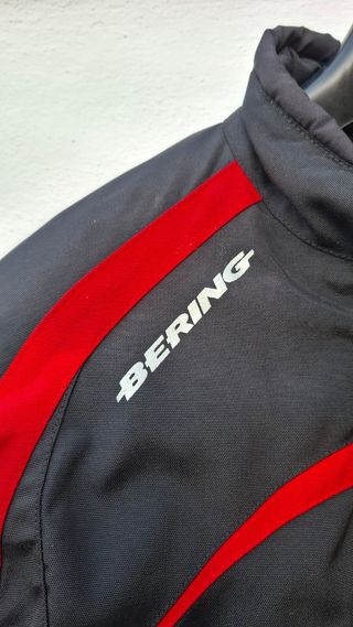 Chaqueta Moto Ixs Negra Roja Talla L y Bering T3