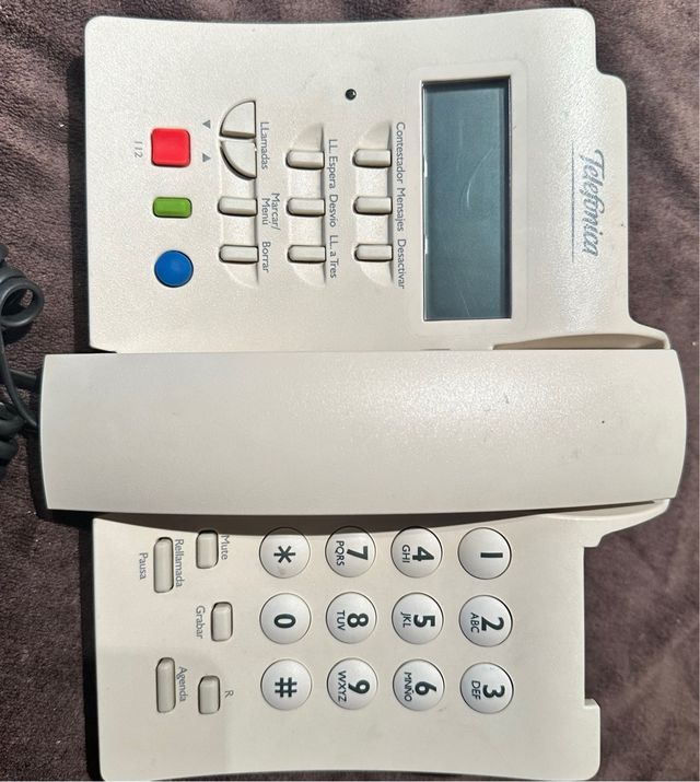 Teléfono fijo antiguo Telefonica