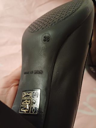 Mocasines piel con tacón suela cómoda CARLO GRACIA