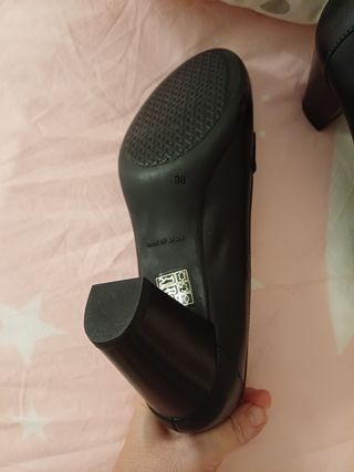 Mocasines piel con tacón suela cómoda CARLO GRACIA