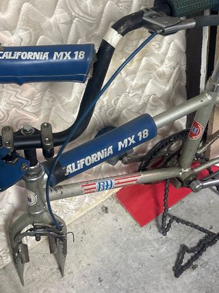 Bicicleta BH California MX 18Antigua. con ruedas 