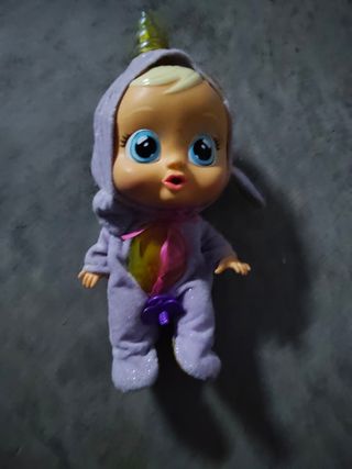 Muñeca Bebé Llorona Unicornio