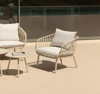 Conjunto jardín sofá 2 plazas y 2 sillones