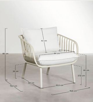 Conjunto jardín sofá 2 plazas y 2 sillones