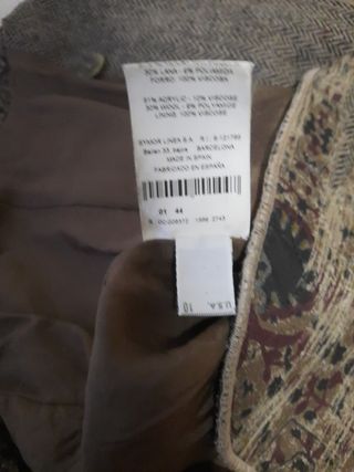 Chaqueta Simorra Mujer Beige/Gris