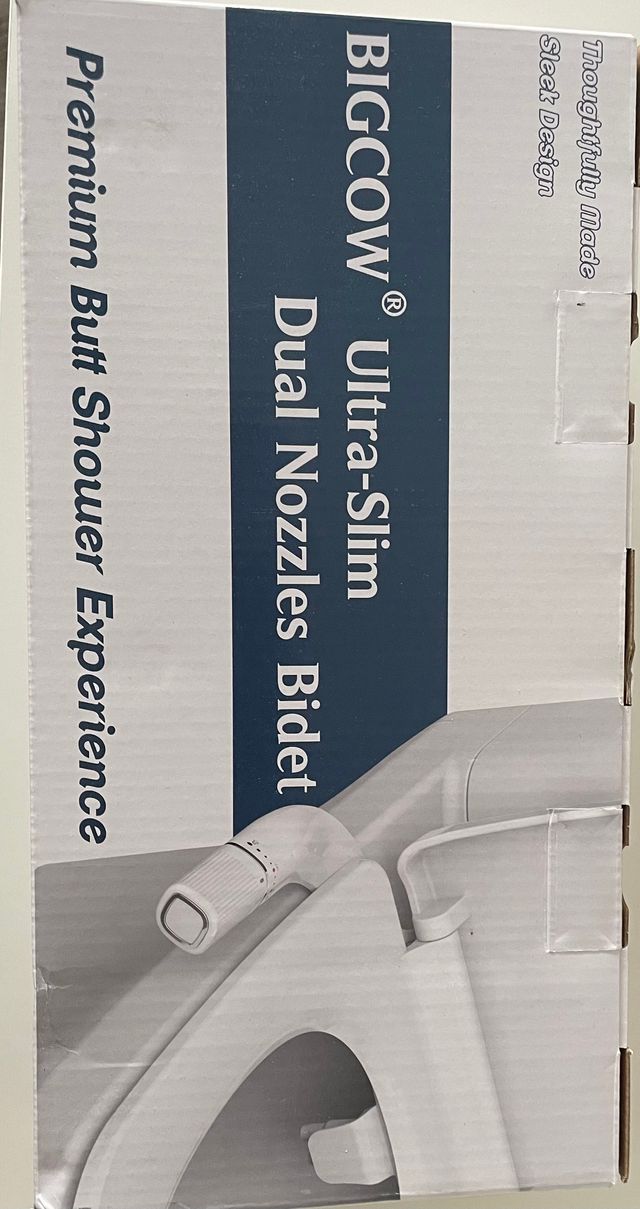 BIGCOW Bidet Ultra-Slim Dual Nozzles