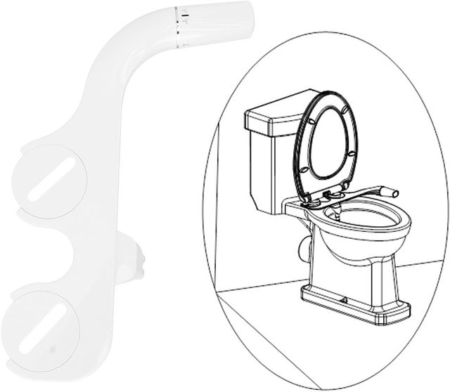 BIGCOW Bidet Ultra-Slim Dual Nozzles