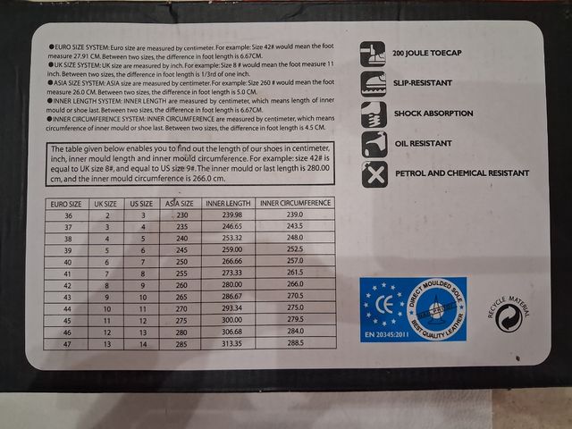 Zapatos COCINA UNISEX ROGER n° 39 Antideslizantes.