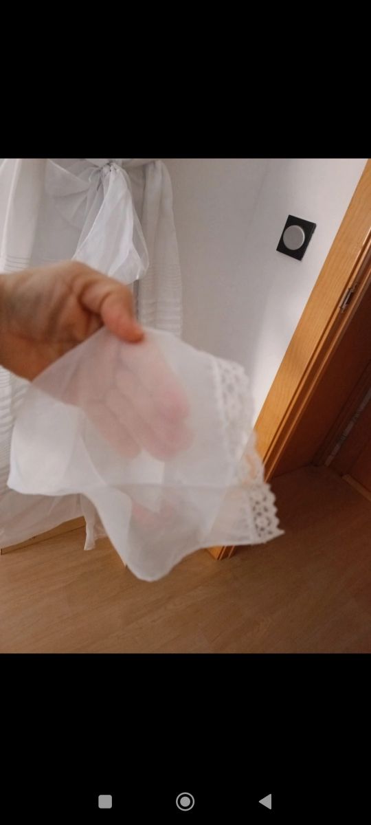 Vestido de comunión niña blanco