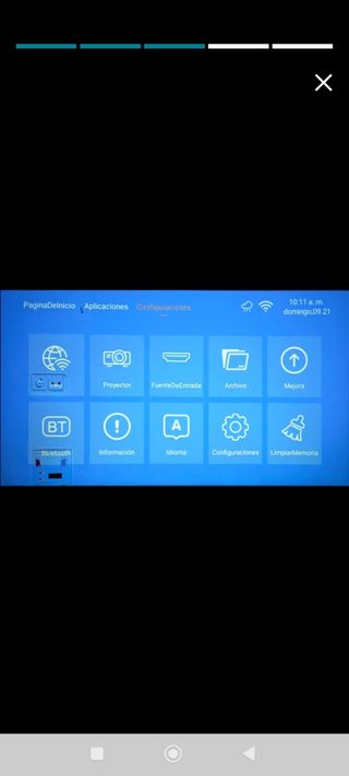 Proyector Android 4k Giratorio android Nuevo
