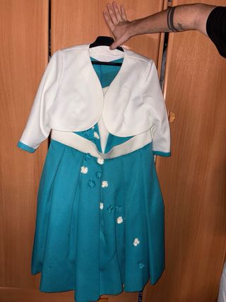 Vestido fiesta niña/joven azul