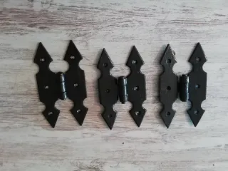 3 Bisagras Vintage Acero 19x10