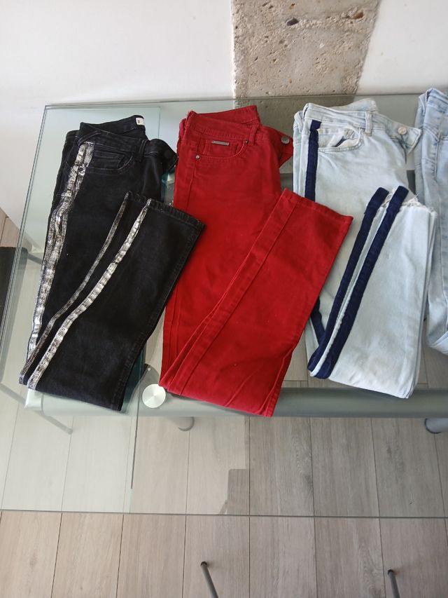 Lote 4 vaqueros chica