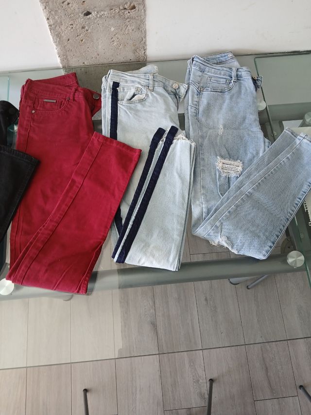 Lote 4 vaqueros chica