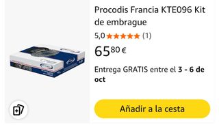 Kit embrague Procodis France KTE470