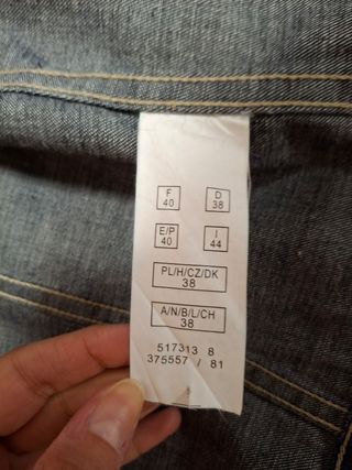 Chaqueta vaquera azul