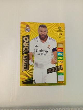 Cromo Benzema Balón de Oro 467