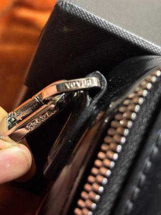 Bolso Bandolera Prada Brique Piel Cepillada Negro